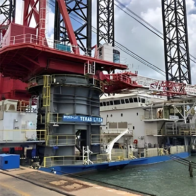 The Teras Lyza at dock